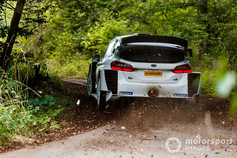 Valtteri Bottas prueba un M-Sport Ford Fiesta WRC