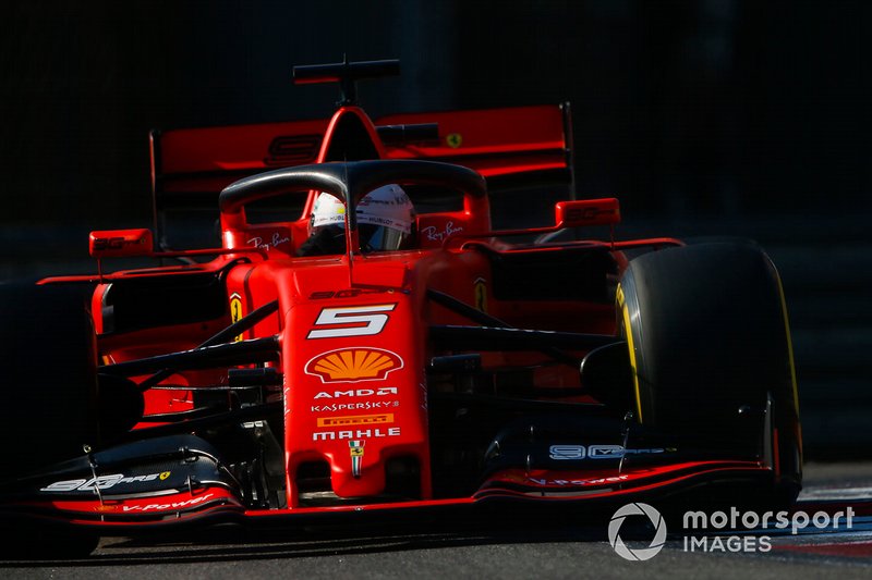 Abandonou: Sebastian Vettel, Ferrari SF90