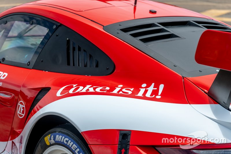 Porsche 911 RSR im Coca-Cola-Design für das Petit Le Mans 2019