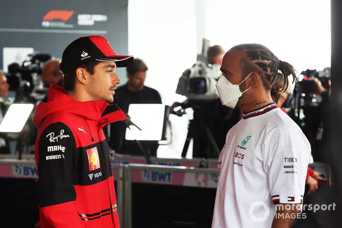 Charles Leclerc, Ferrari, Lewis Hamilton, Mercedes