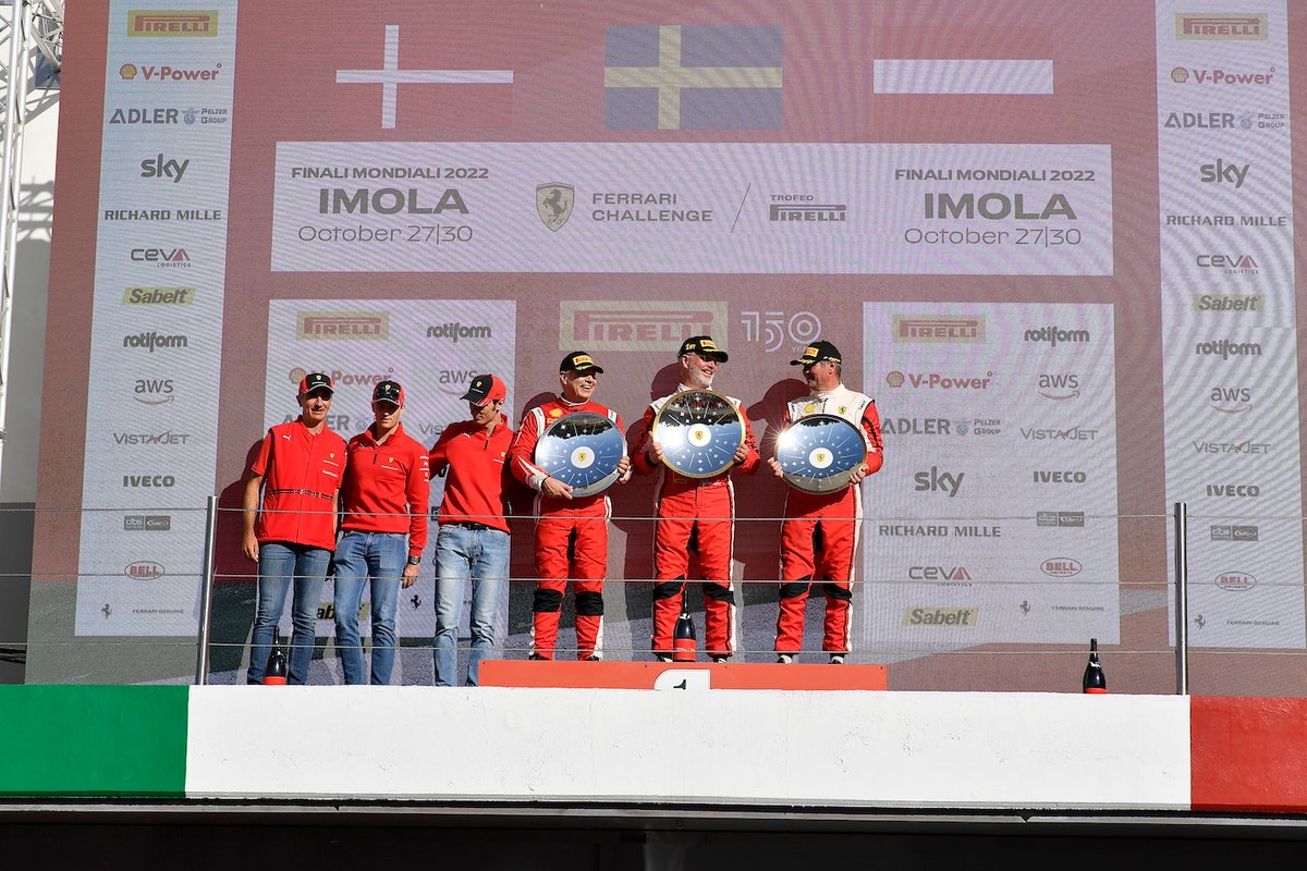 Il podio della Finale Coppa Shell AM