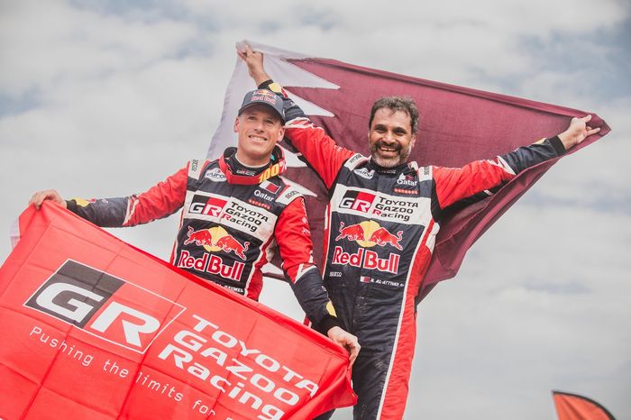 Winners #200 Toyota Gazoo Racing Toyota: Nasser Al-Attiyah, Mathieu Baumel