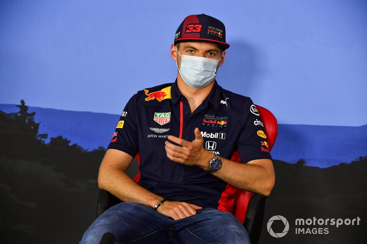 Max Verstappen, Red Bull Racing durante la conferenza stampa