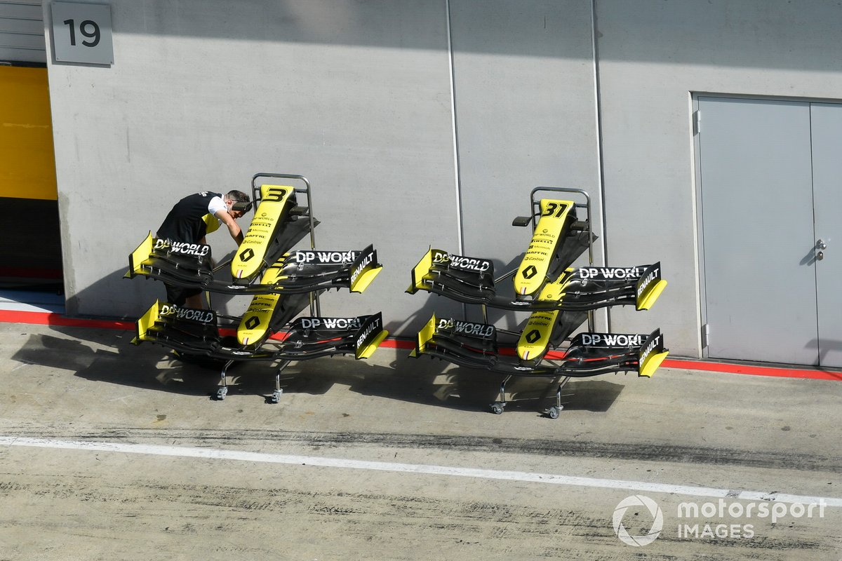 El alerón delantero del Renault F1 Team R.S.20