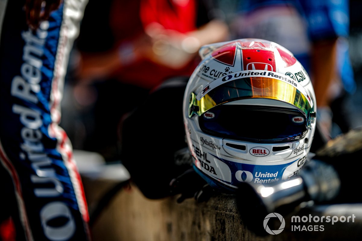 Casco de Graham Rahal, Rahal Letterman Lanigan Racing Honda