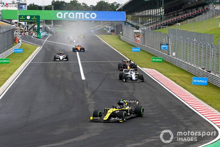 Daniel Ricciardo, Renault F1 Team R.S.20, Nicholas Latifi, Williams FW43, Alex Albon, Red Bull Racing RB16, Pierre Gasly, AlphaTauri AT01, Lando Norris, McLaren MCL35