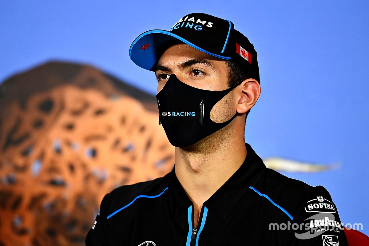 Nicholas Latifi, Williams Racing in the press conference