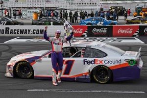 Race Winner Denny Hamlin, Joe Gibbs Racing, Toyota Camry
