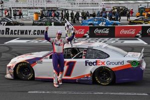 Race Winner Denny Hamlin, Joe Gibbs Racing, Toyota Camry