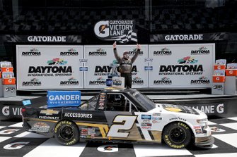 Race Winner Sheldon Creed, GMS Racing, Chevrolet Silverado