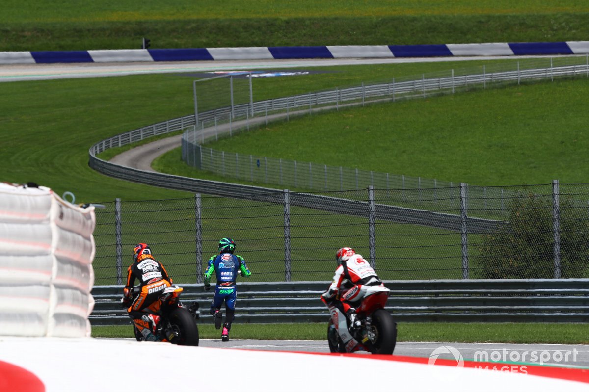 Accidente Enea Bastianini, Italtrans Racing Team