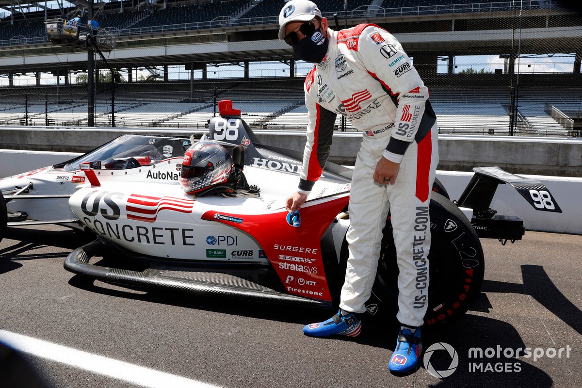 Marco Andretti, Andretti Herta with Marco & Curb-Agajanian Honda, NTT P1 Award pole man