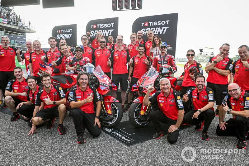 Enea Bastianini, Ducati Team, Francesco Bagnaia, Ducati Team