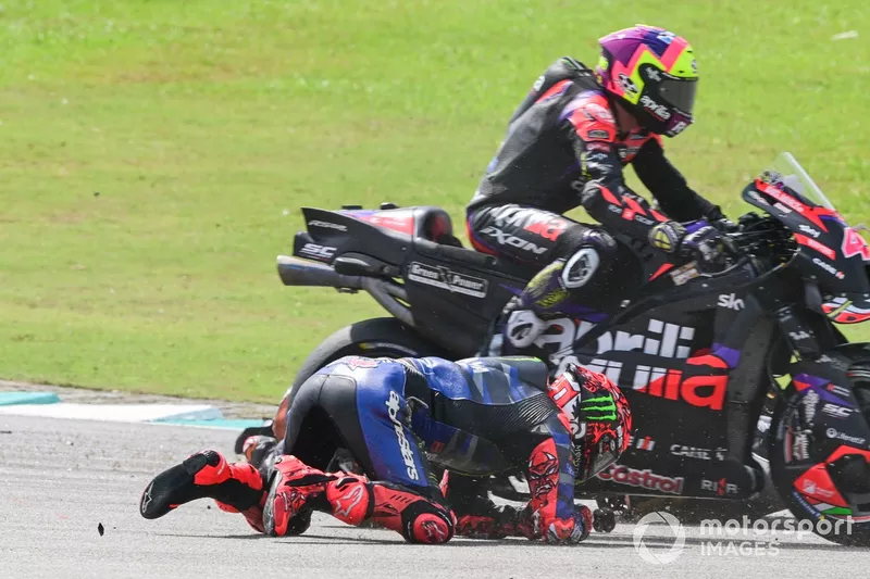 Fabio Quartararo Crash