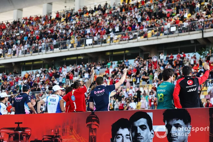 Lewis Hamilton, Ferrari, Lance Stroll, Aston Martin Racing, Pierre Gasly, Alpine, Jack Doohan, Alpine, Isack Hadjar, RB F1 Team