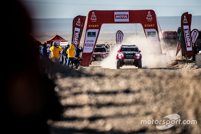 #300 Toyota Gazoo Racing: Nasser Al-Attiyah, Matthieu Baumel