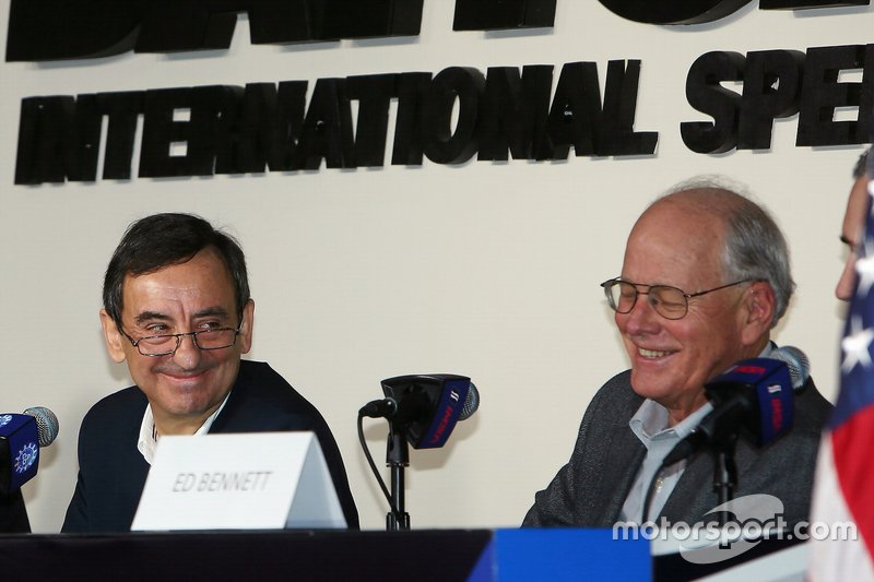 Pierre Fillon, ACO President, Ed Bennett, IMSA CEO