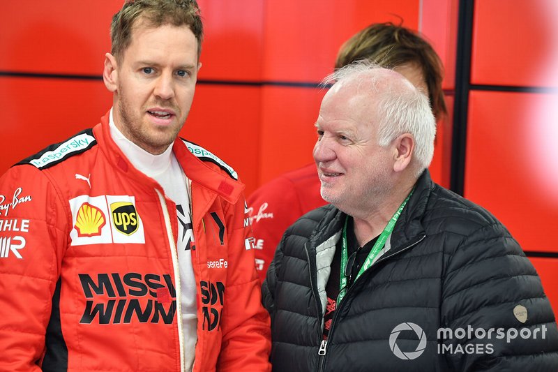 Sebastian Vettel, Ferrari and Norbert Vettel