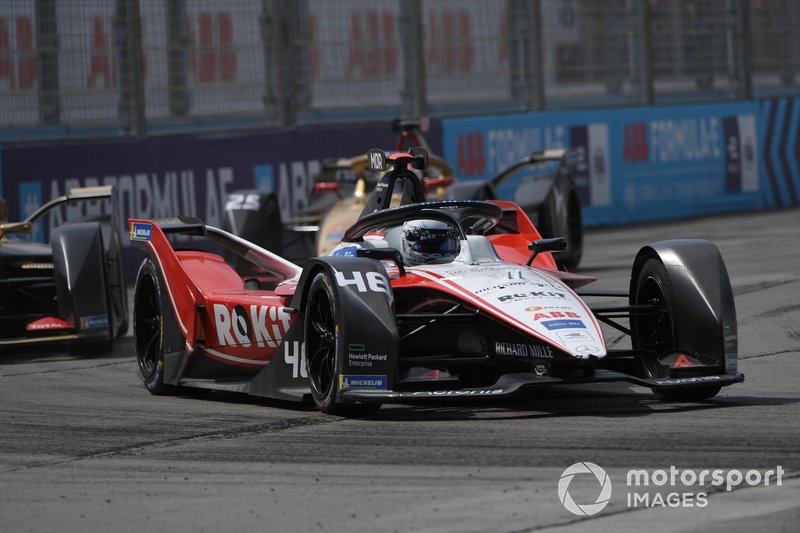 Edoardo Mortara, Venturi, EQ Silver Arrow 01 Antonio Felix da Costa, DS Techeetah, DS E-Tense FE20, Jean-Eric Vergne, DS Techeetah, DS E-Tense FE20
