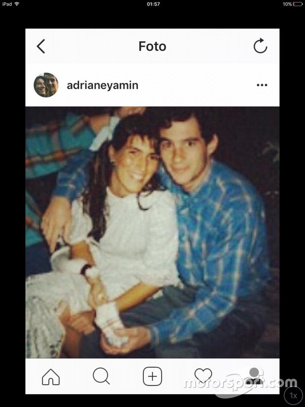 Ayrton Senna e Adriane Yamin
