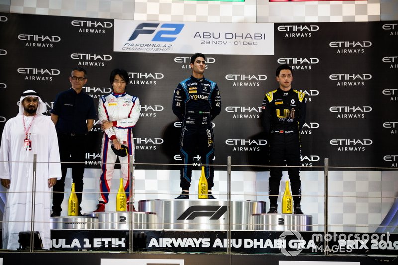 Sergio Sette Camara, Dams Nobuharu Matsushita, Carlin and Guanyu Zhou, UNI Virtuosi Racing