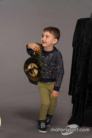 Brexton Busch with WWE 24/7 championship