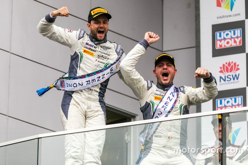 Podio: ganadores #7 Bentley Team M-Sport Bentley Continental GT3: Jules Gounon, Maxime Soulet