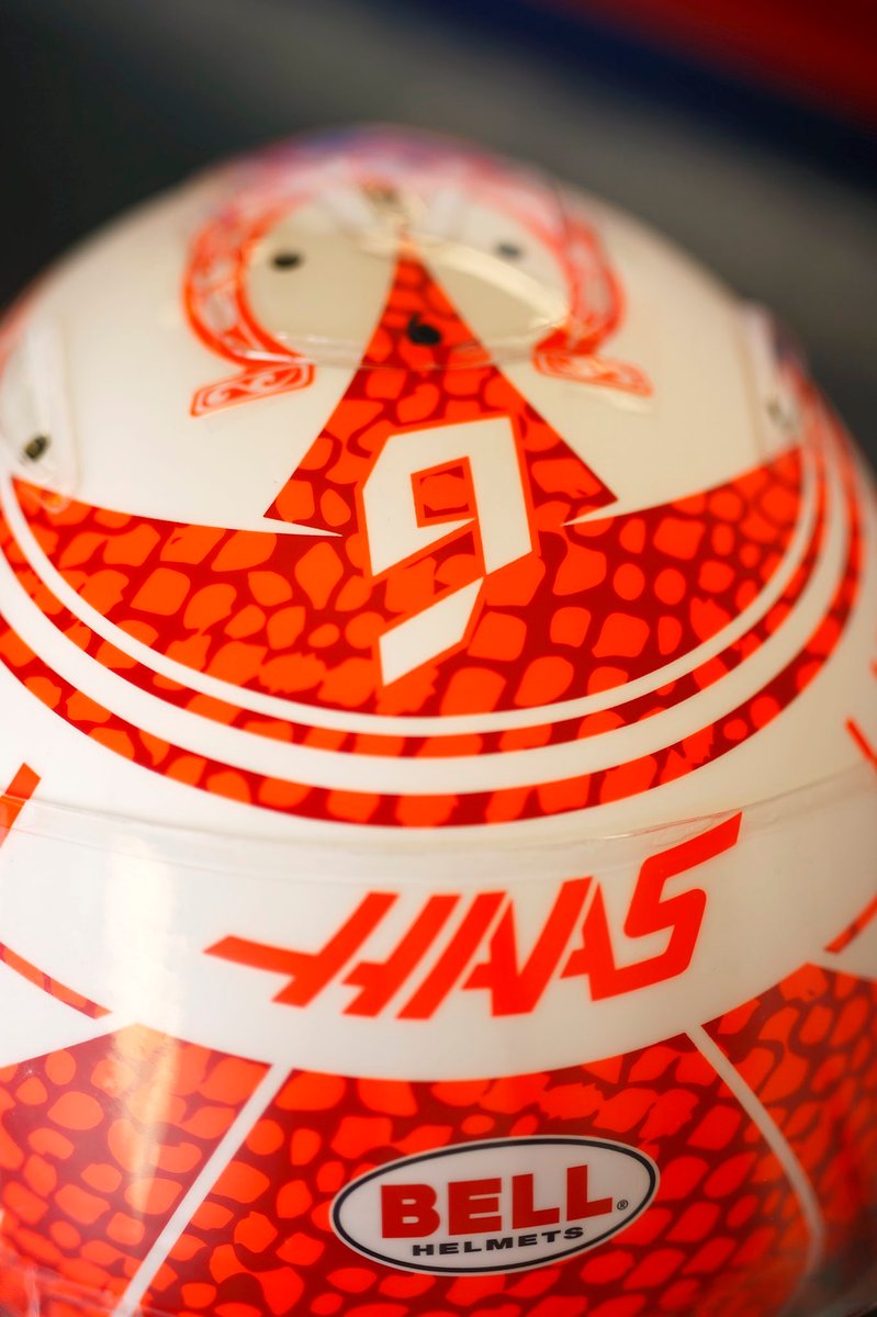 Casque de Nikita Mazepin, Haas F1
