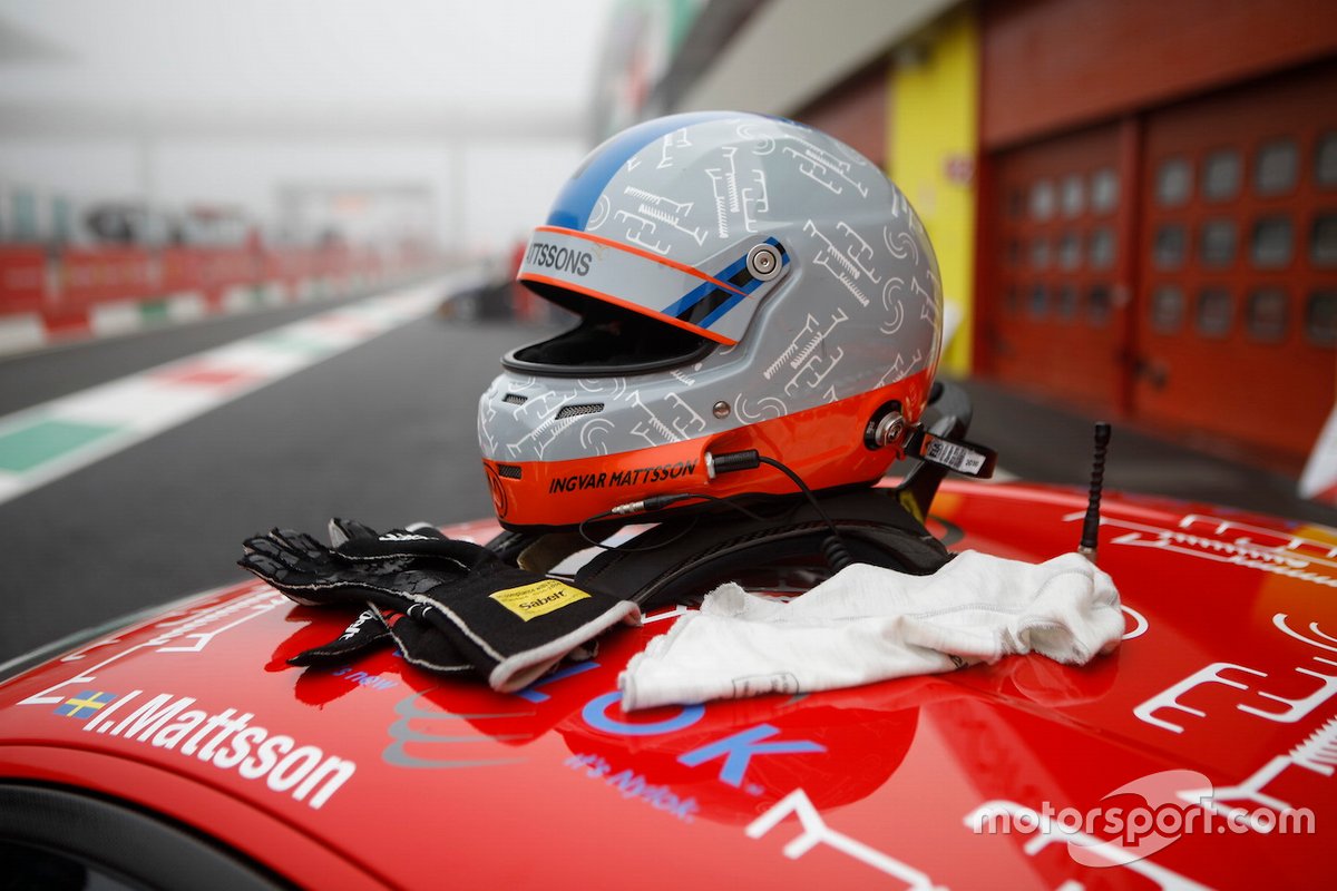 Il casco di Ingvar Mattson, Scuderia Autoropa, #199