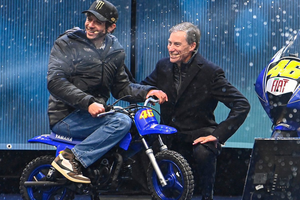 Valentino Rossi all'EICMA a Milano