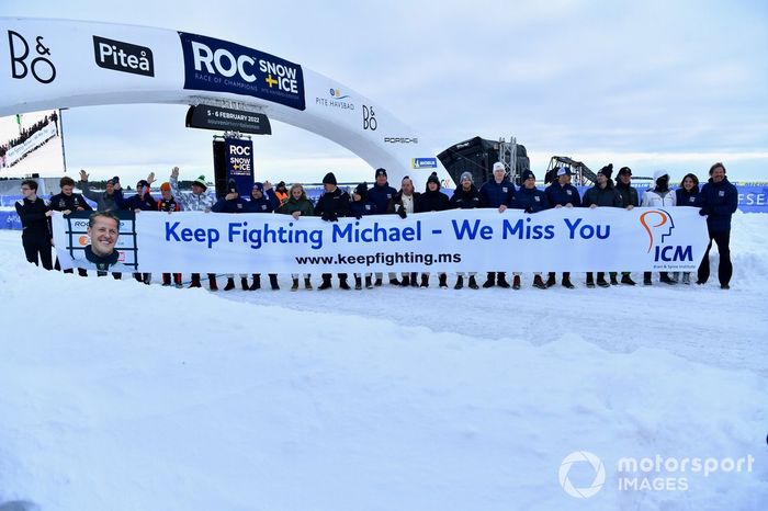 Mensaje de los pilotos en apoyo a Michael Schumacher