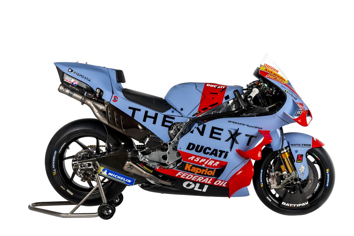 La moto de Fabio Di Giannantonio, Gresini Racing