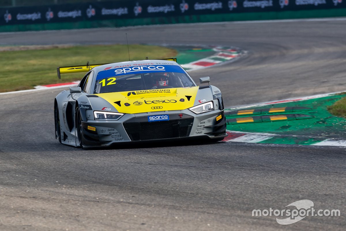 #12 Audi Sport Italia, Audi R8 LMS GT3 Evo: Lorenzo Ferrari, Riccardo Agostini, Mattia Drudi