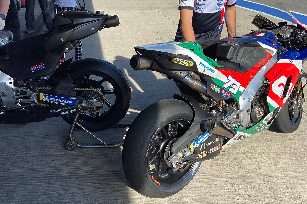 Honda RC213V 2022 of Alex Marquez, Team LCR Honda