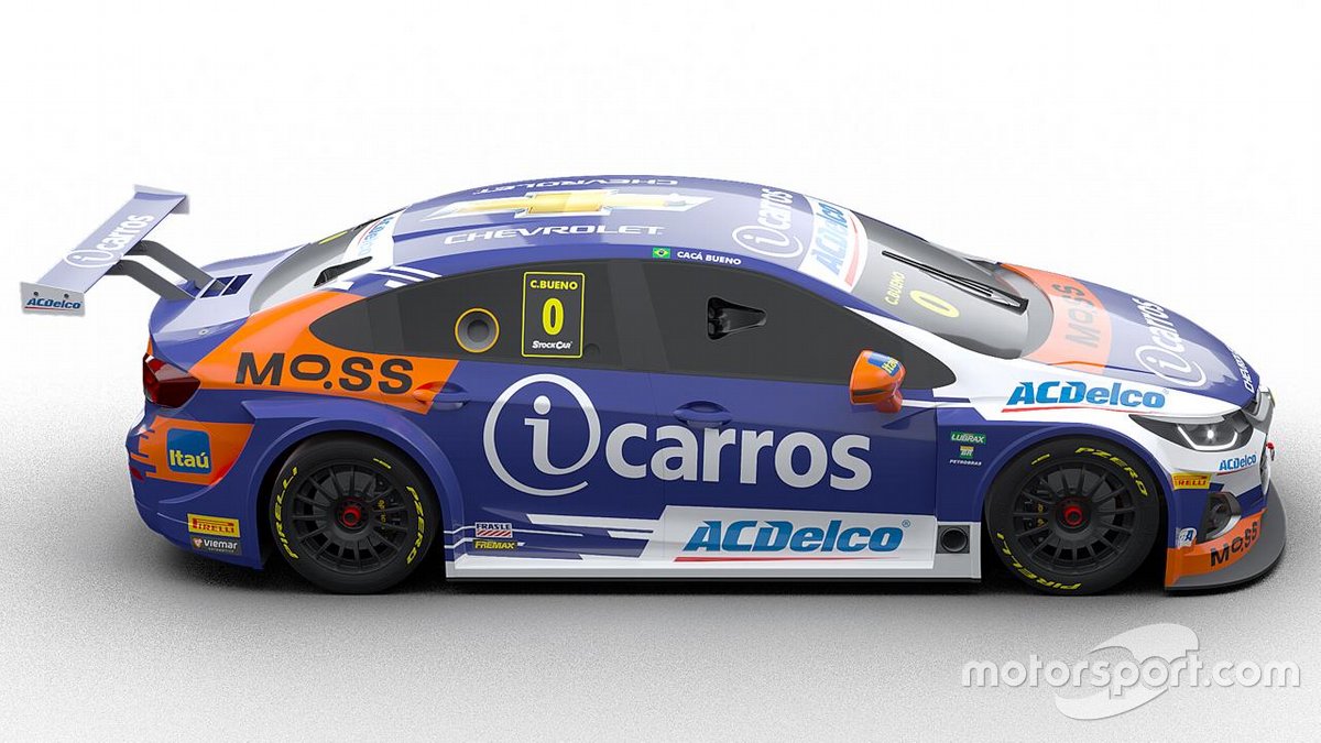 Carro de Cacá Bueno para temporada 2021 da Stock Car
