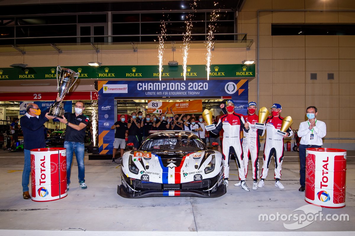 #83 AF Corse Ferrari 488 GTE EVO: François Perrodo, Emmanuel Collard, Nicklas Nielsen