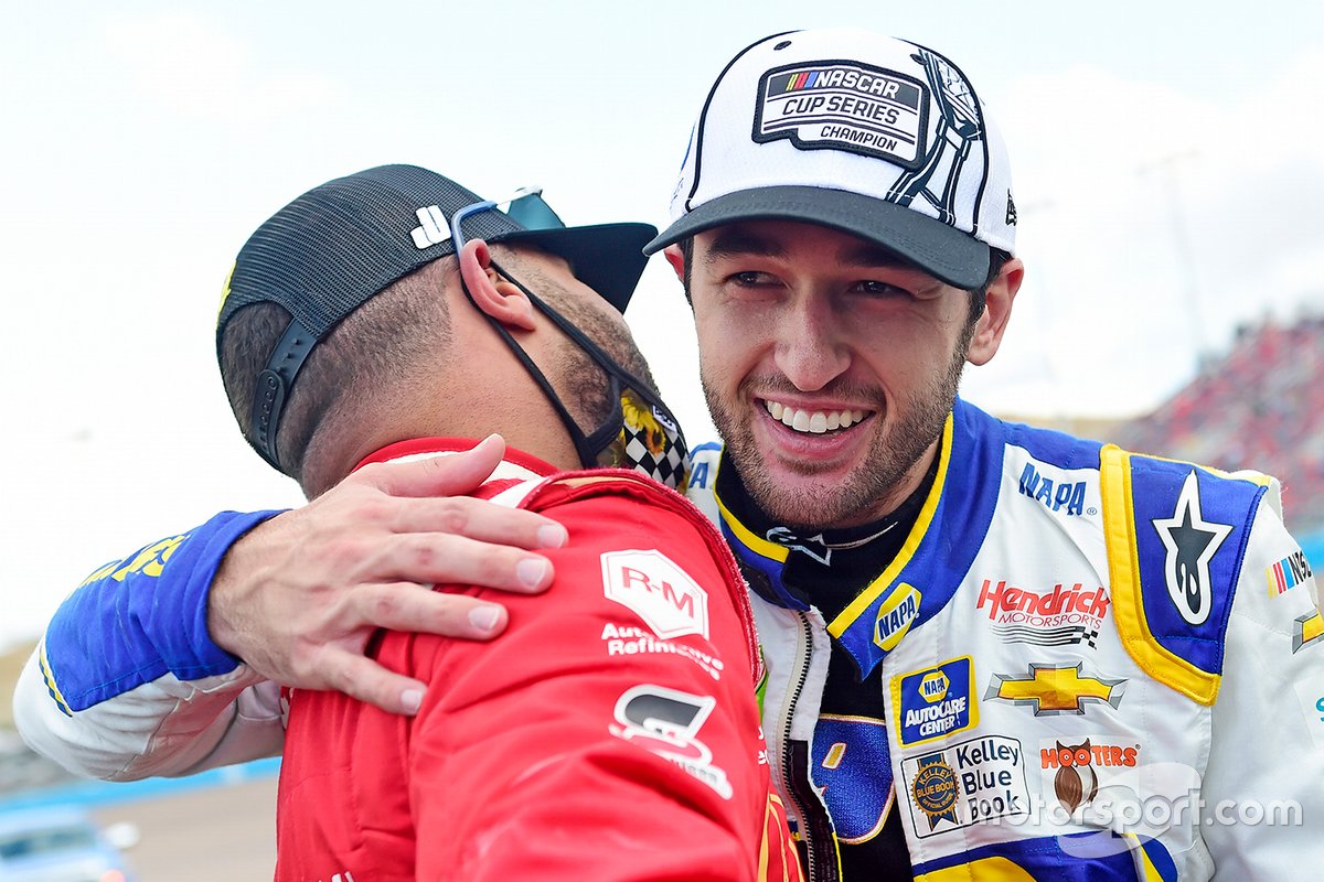 Chase Elliott, Hendrick Motorsports, Chevrolet Camaro, Darrell Wallace Jr., Richard Petty Motorsports, Chevrolet Camaro