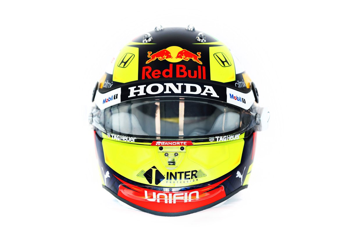 Casco de Sergio Perez, Red Bull Racing