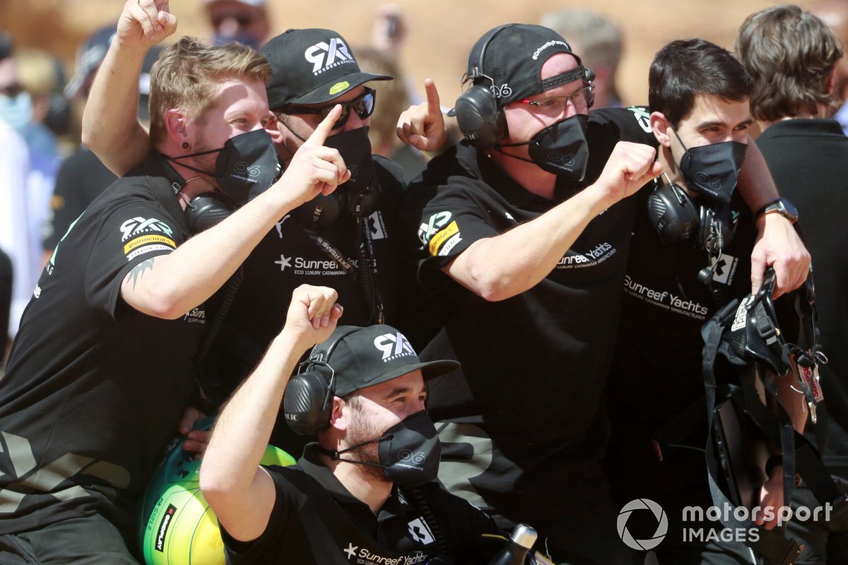 Celebración del Rosberg X Racing