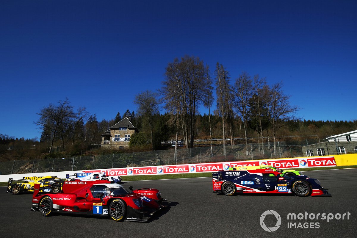 #1 Richard Mille Racing Team Oreca 07 - Gibson: Tatiana Calderon, Sophia Floersch, Beitske Visser, #22 United Autosports USA Oreca 07 - Gibson: Philip Hanson, Fabio Scherer, Filipe Albuquerque