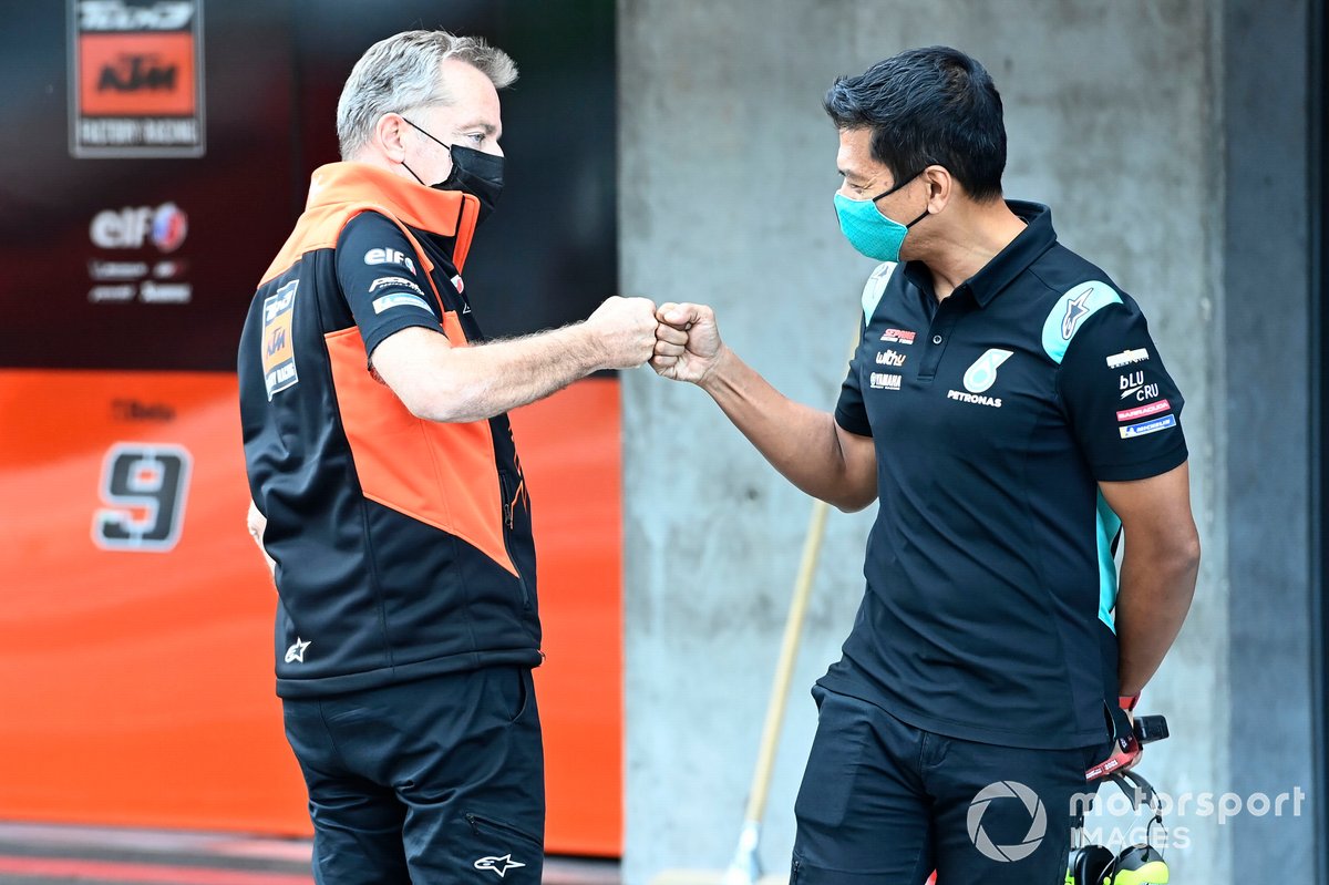 Hervé Poncharal, KTM Tech3, Razlan Razali, Petronas Yamaha SRT