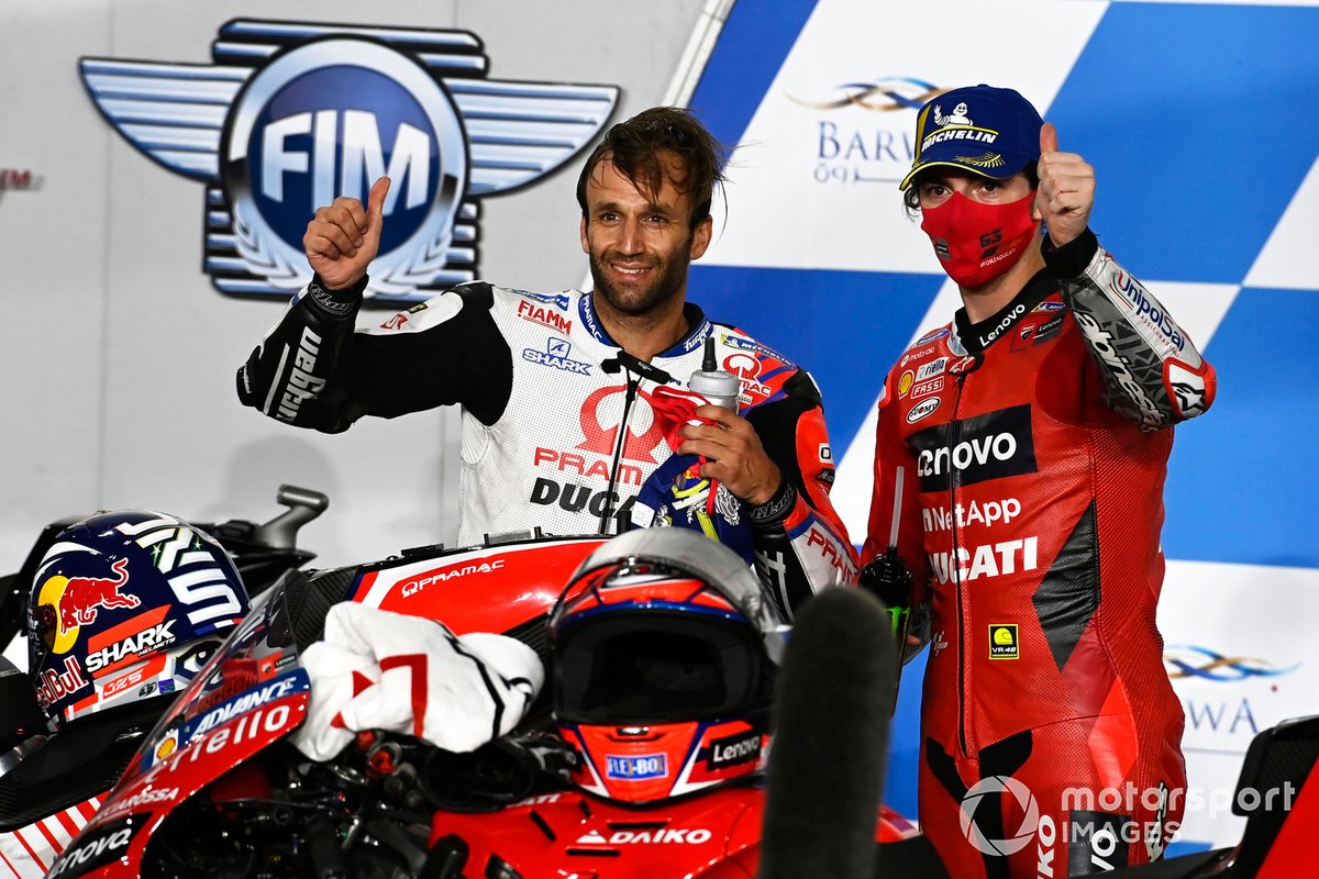 Johann Zarco et Pecco Bagnaia