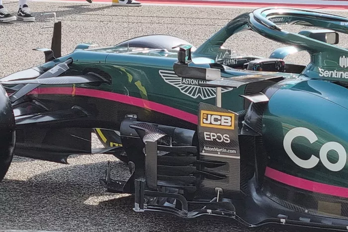 Detalle del Aston Martin AMR21