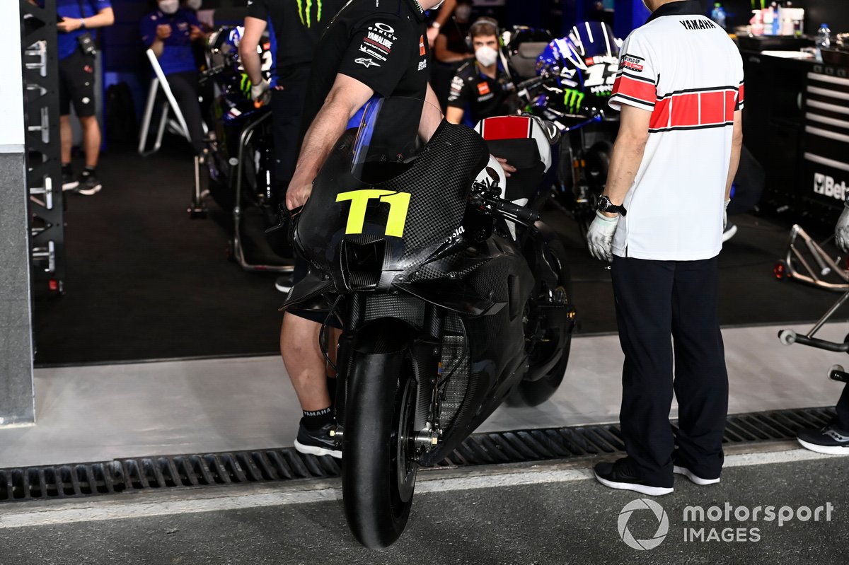 La Monster Yamaha per i test