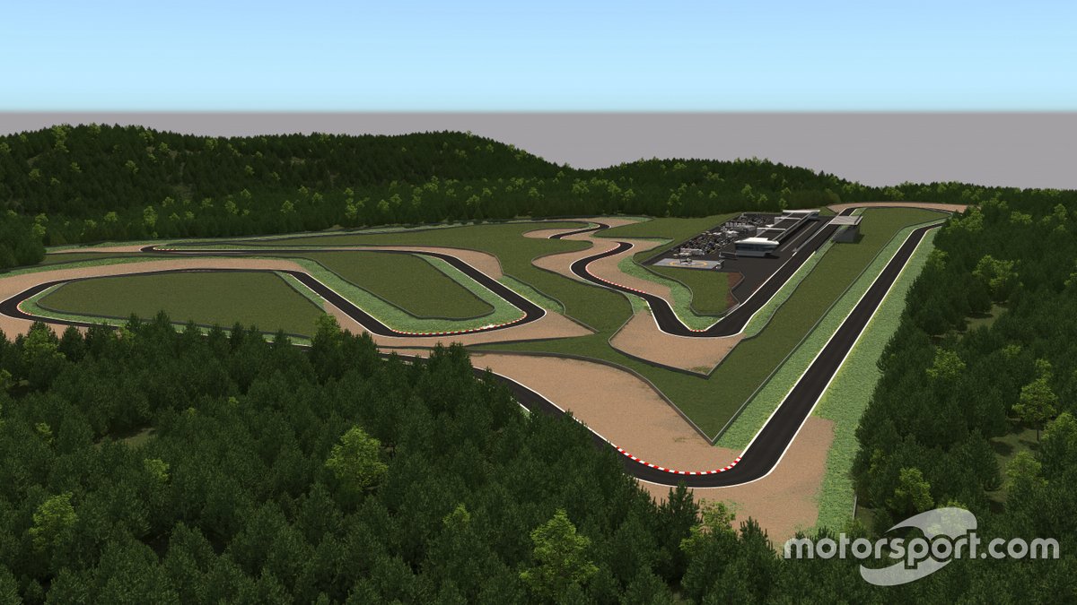 Bocetos del circuito de velocidad de Morata de Tajuña