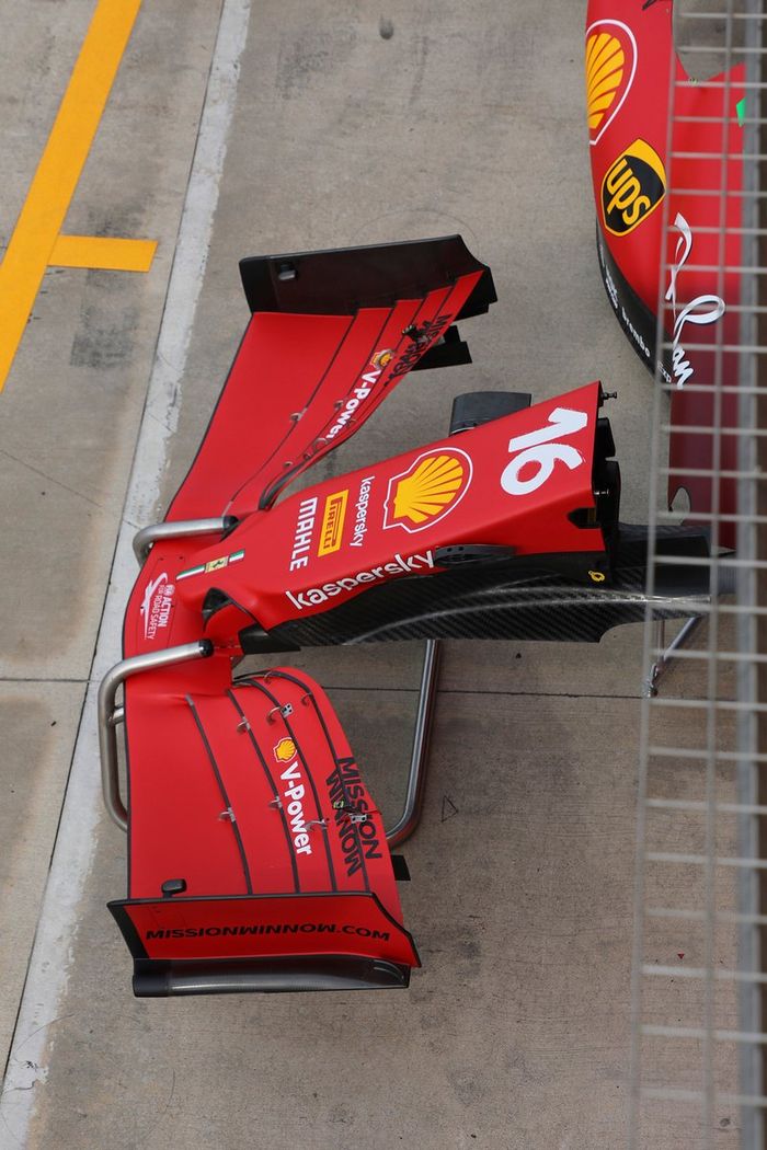 Alerón delantero del Ferrari SF21