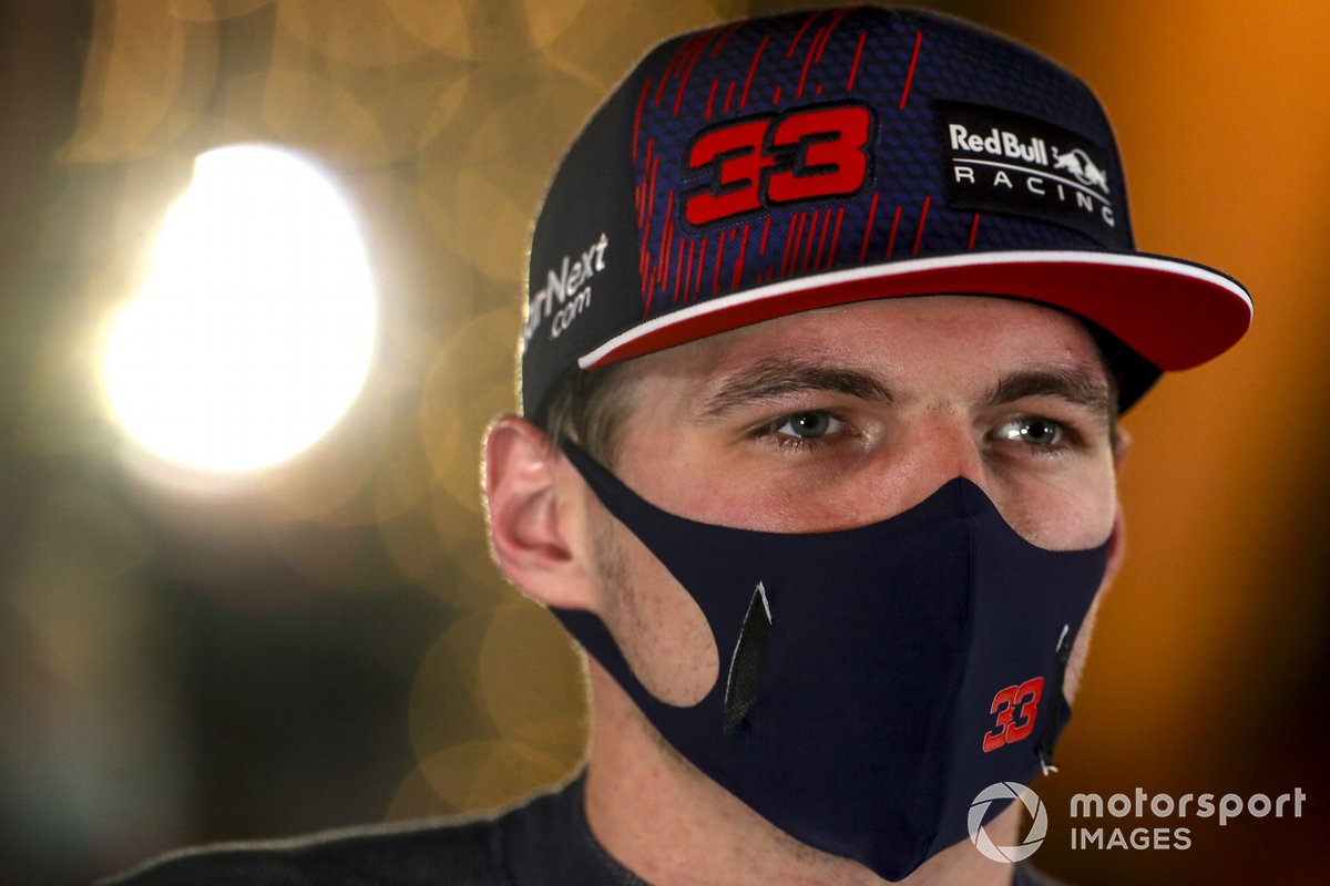 Pole man Max Verstappen, Red Bull Racing, intervistato nel Parc Ferme
