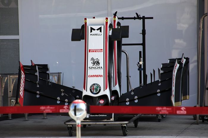 Alerón delantero del Alfa Romeo C39