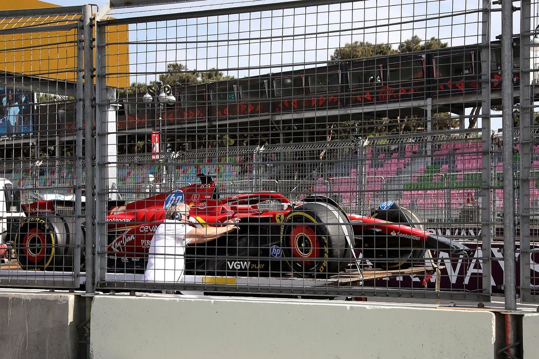 El coche de Charles Leclerc, Ferrari SF-24 