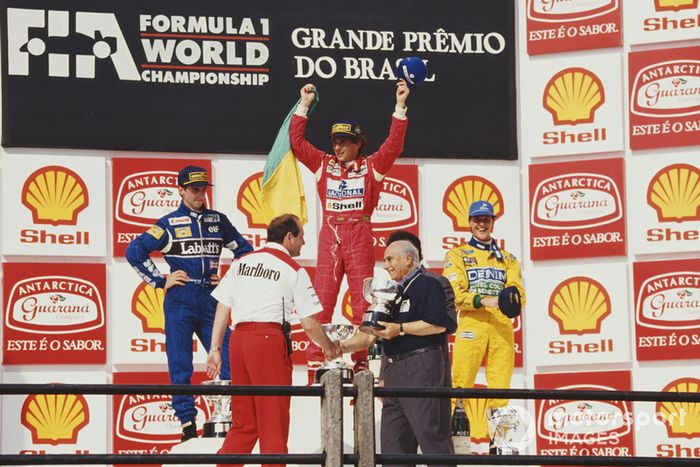 Las mejores fotos del GP de Brasil de 1993: